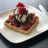 Clayton’s Strawberry Waffles with Ice Cream & Chocolate