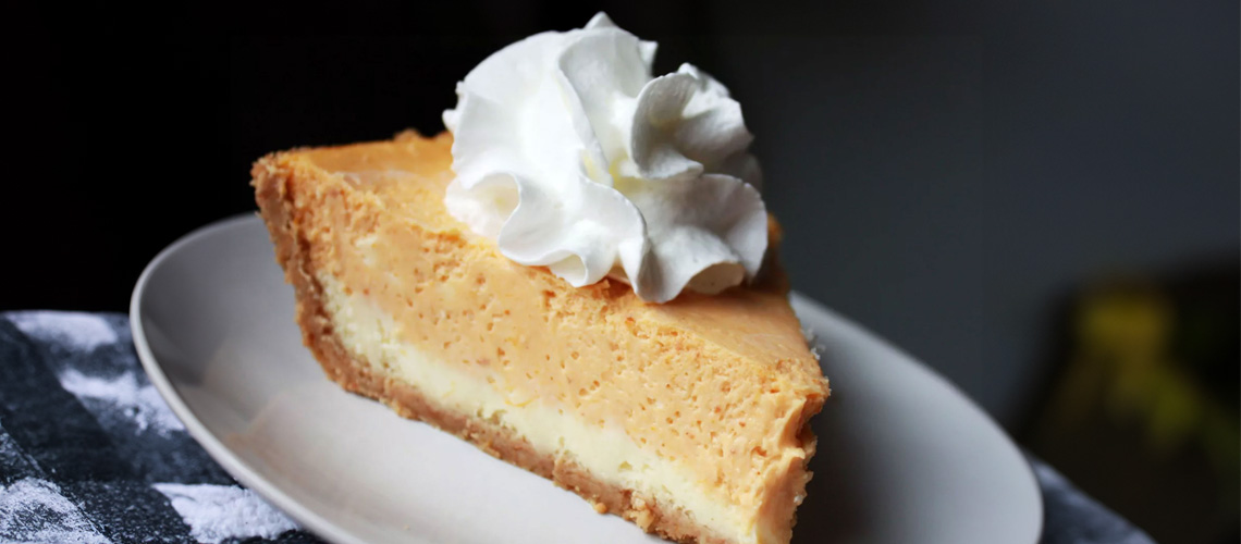 Marvin’s Double Layer Pumpkin Cheesecake